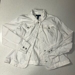 Charter Club Off-White Jean Jacket